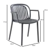 POCO Armchair PP-UV Anthracite
