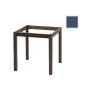 KAFENIOU Table Base 60x60 Impregnation Αniline Blue K/D