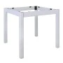 KAFENIOU Table Base 60x60 Impregnation Lacquer White K/D