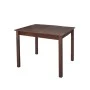 Tavern table with beech frame in impregnated walnut color  80x120x75cm.