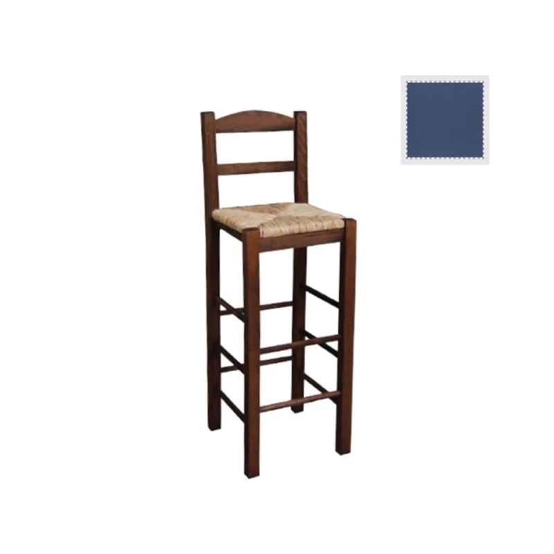 SIFNOS Bar Stool Impregnation Αniline Blue