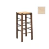 TAVERNA Bar Stool Unpainted with Rush Seat