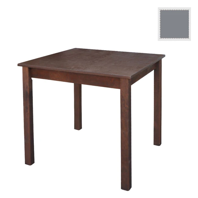ΤΑVERNA Table 80x120 Impregnation Lacquer Grey K/D
