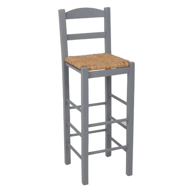 SIFNOS Bar Stool Impregnation Lacquer Grey