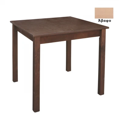 ΤΑVERNA Table 70x70 Unpainted K/D