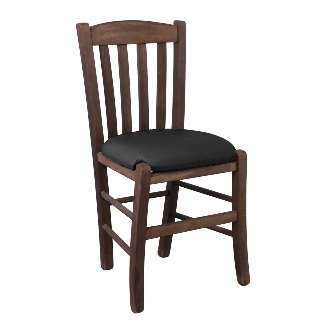 CASA Beech Chair Impregnation Walnut/Pu Black