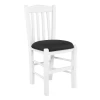 CASA Beech Chair Impregnation Lacquer White/Pu Black