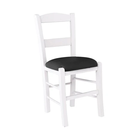 SYROS Chair Impregnation Lacquer White/Pu Black