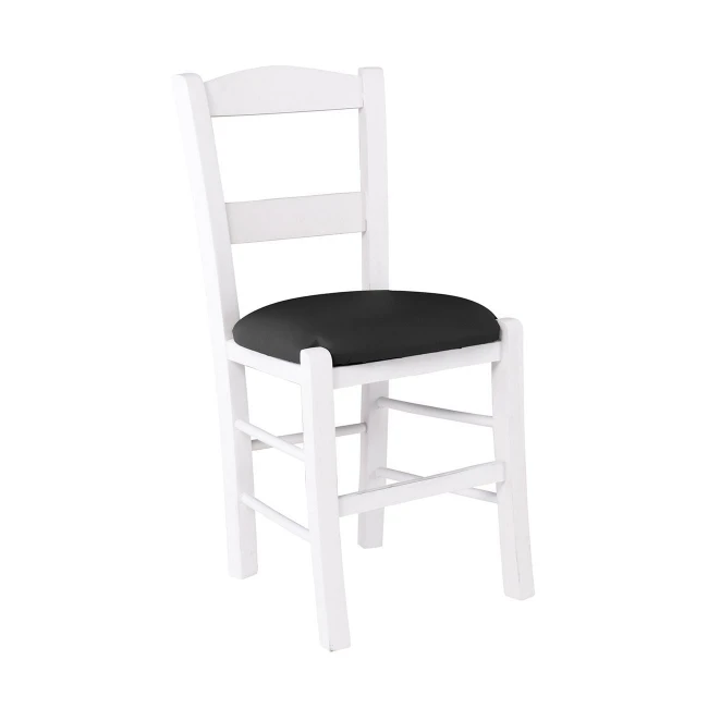SYROS Chair Impregnation Lacquer White/Pu Black