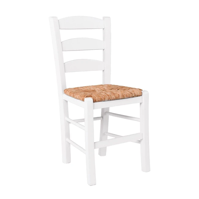 SKIROS Beech Chair Impregnation Lacquer White