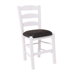 SKIROS Beech Chair Impregnation Lacquer White/Suede Anthracite SKIROS Beech Chair Impregnation Lacquer White/Suede Anthracite