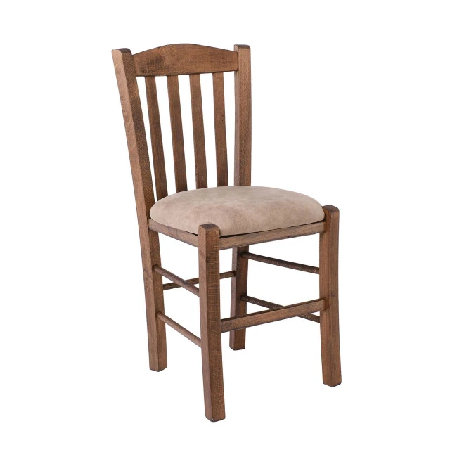 CASA Beech Chair Impregnation Walnut/Suede Beige