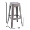 RELIX PP Bar Stool, Sand Beige
