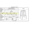 RELIX Bar Stool Steel Black Matte