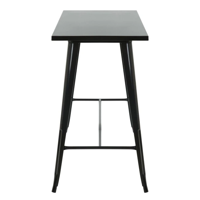RELIX Τραπέζι Bar-Pro, Μέταλλο Βαφή Μαύρο 120x60x102cm