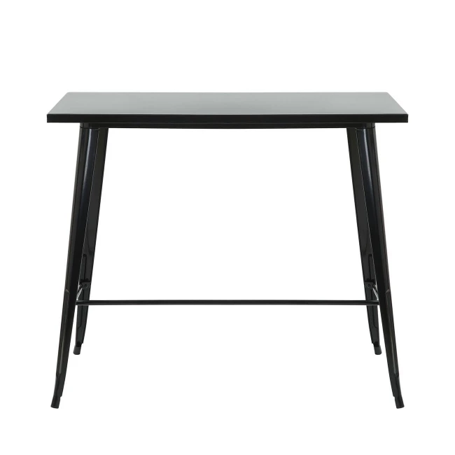 RELIX Τραπέζι Bar-Pro, Μέταλλο Βαφή Μαύρο 120x60x102cm