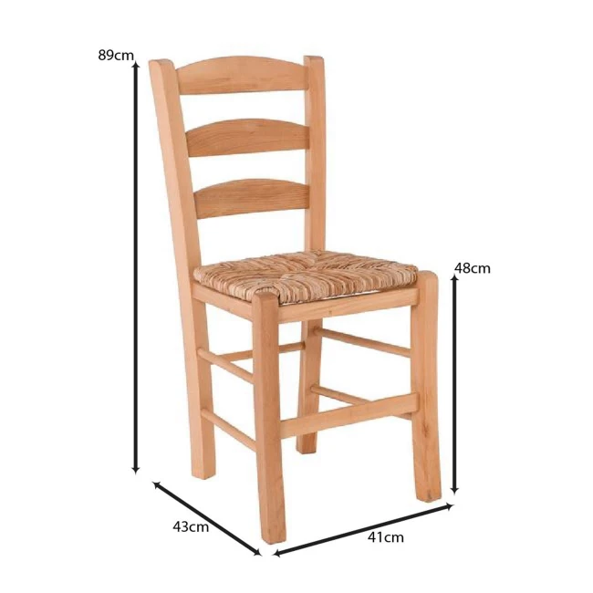 SKIROS Beech Chair Impregnation Natural