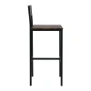 STAB BAR Stool Metal Anthracite/Antique Brown