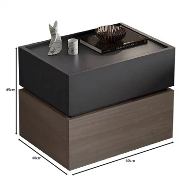 VANITY Bedside 2-Drawers 60x40x45cm Sonoma Oak/Grey