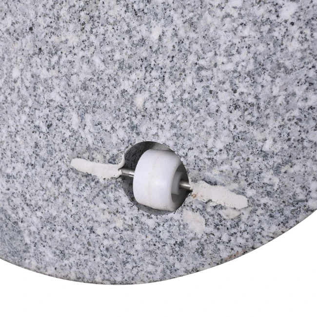 GRANITE Grey Umbrella Base D.50cm/#304 Stainless Steel (40Kg)