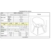 VEGERA Armchair Alu Natural/Textilene Ecru