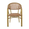 VEGERA Rattan Armchair Alu Teak/Wicker Natural