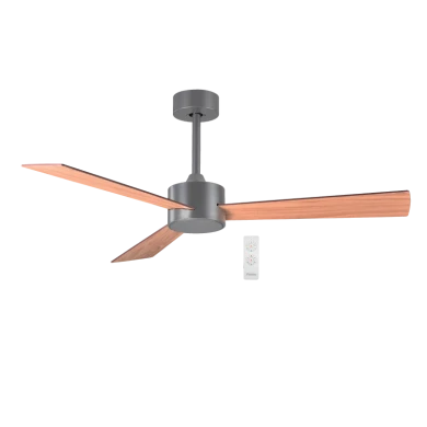 Ανεμιστήρας Οροφής 52'' 132CM PRCF-80619 Primo Γκρι-Καφέ 3Φτερά Με Τηλεχειριστήριο