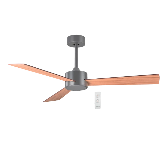 Ανεμιστήρας Οροφής 52'' 132CM PRCF-80619 Primo Γκρι-Καφέ 3Φτερά Με Τηλεχειριστήριο