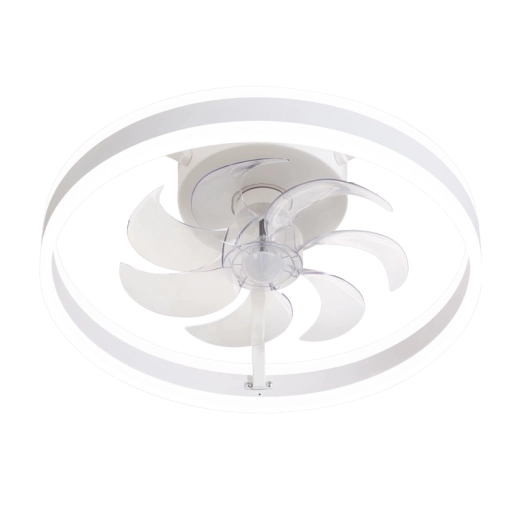 Ανεμιστήρας Οροφής PRCF-80609 Primo 20'' 50εκ. Με Τηλεχειριστήριο 1Φως LED 7 Φτερά Λευκός