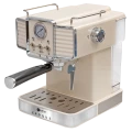 ESPRESSO COFFEE MAKER RETRO EPOQUE 1350w 20bar 1.5lt CREAM