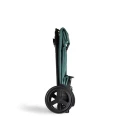KOOL GIMI polyester 60 liters market trolley in green color 38x45x103cm.
