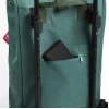 KOOL GIMI polyester 60 liters market trolley in green color 38x45x103cm.