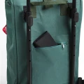 KOOL GIMI polyester 60 liters market trolley in green color 38x45x103cm.