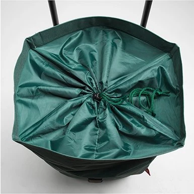 KOOL GIMI polyester 60 liters market trolley in green color 38x45x103cm.