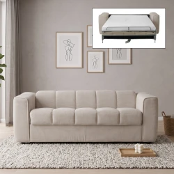 NORRIS Sofabed Water Repellent Fabric Beige