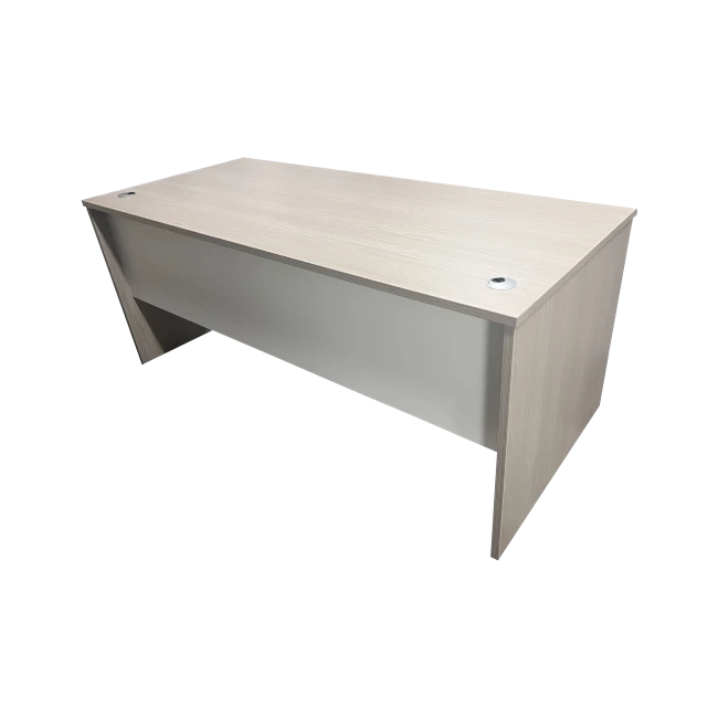 Γραφείο εργασίας Armadi pakoworld σε sonoma-λευκή απόχρωση 140x70x75εκ