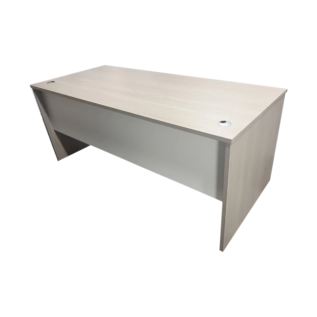Γραφείο εργασίας Armadi pakoworld σε sonoma-λευκή απόχρωση 160x80x75εκ